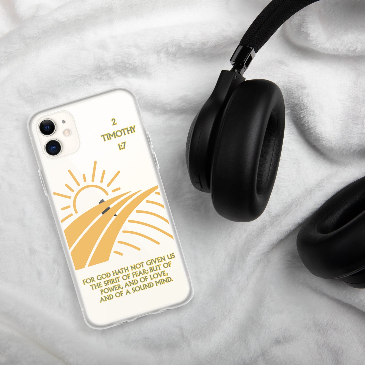 2 Timothy 1:7 Clear Case for iPhone®