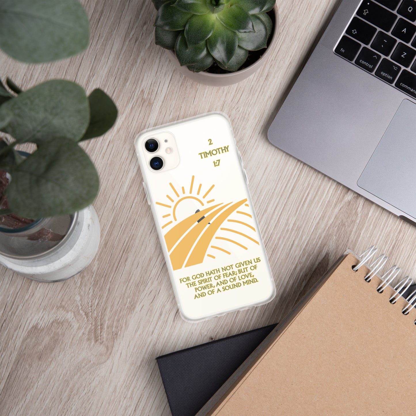 2 Timothy 1:7 Clear Case for iPhone®