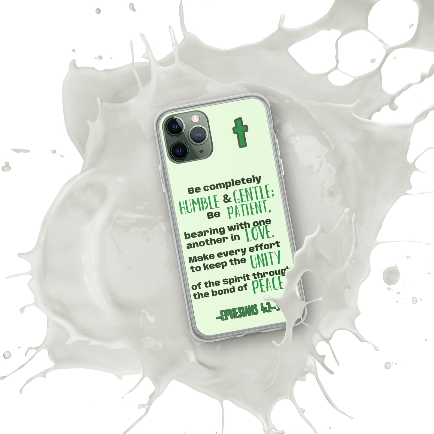 Ephesians 4:2-3 Clear Case for iPhone®