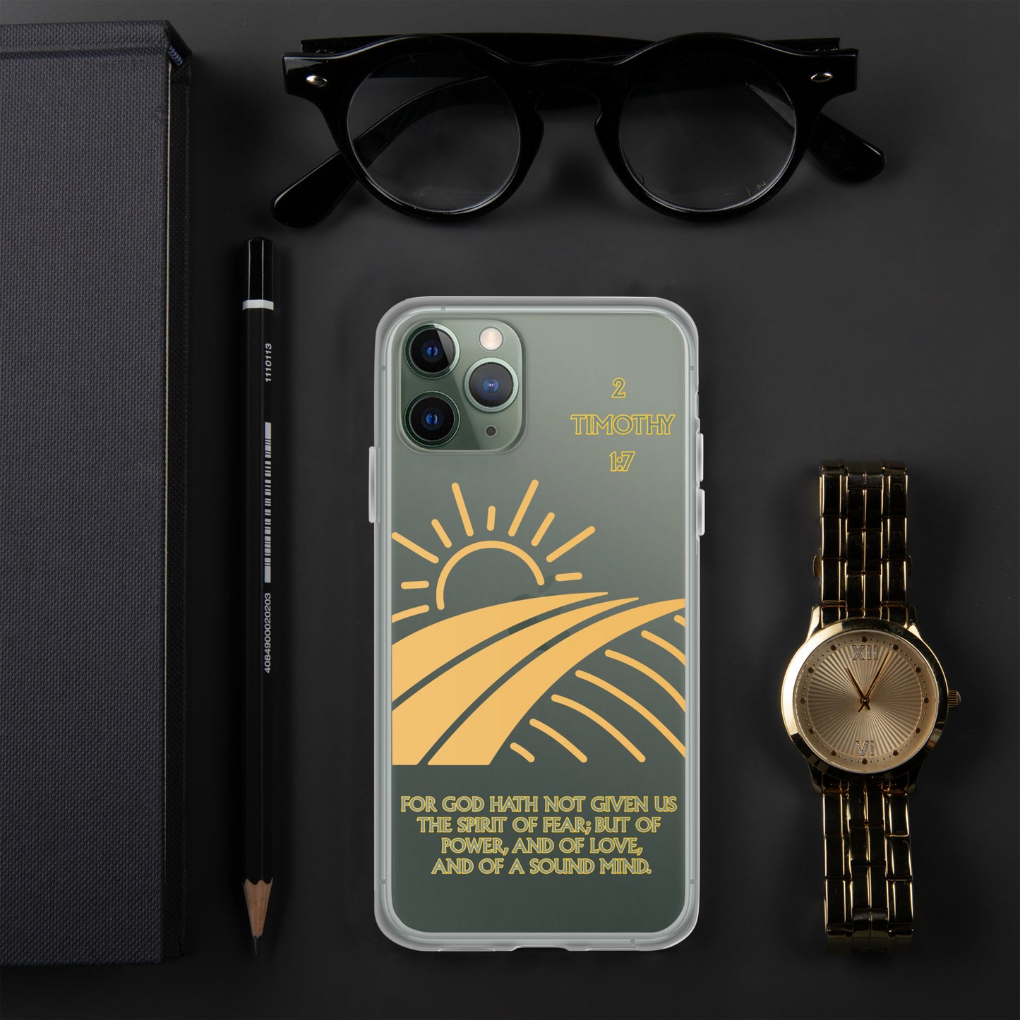 2 Timothy 1:7 Clear Case for iPhone®