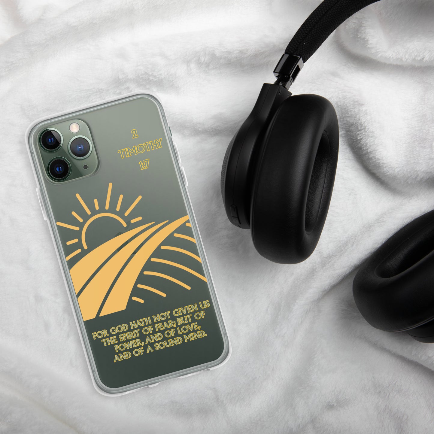 2 Timothy 1:7 Clear Case for iPhone®
