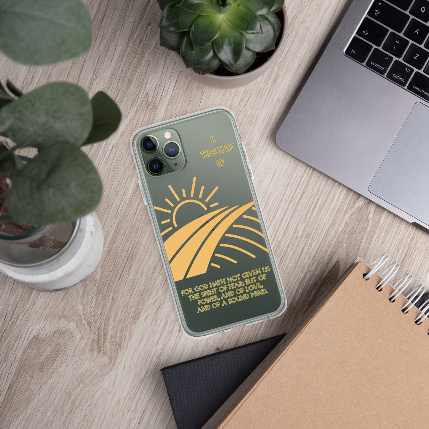 2 Timothy 1:7 Clear Case for iPhone®