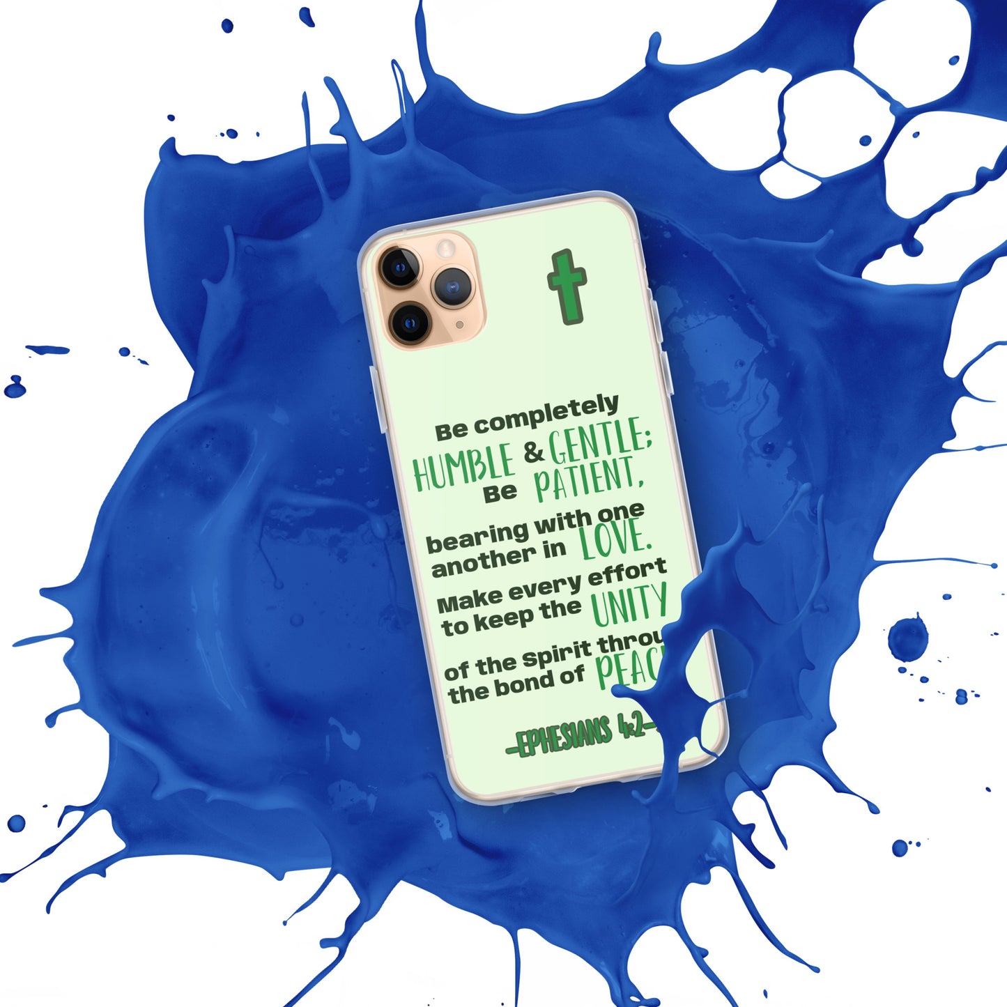 Ephesians 4:2-3 Clear Case for iPhone®