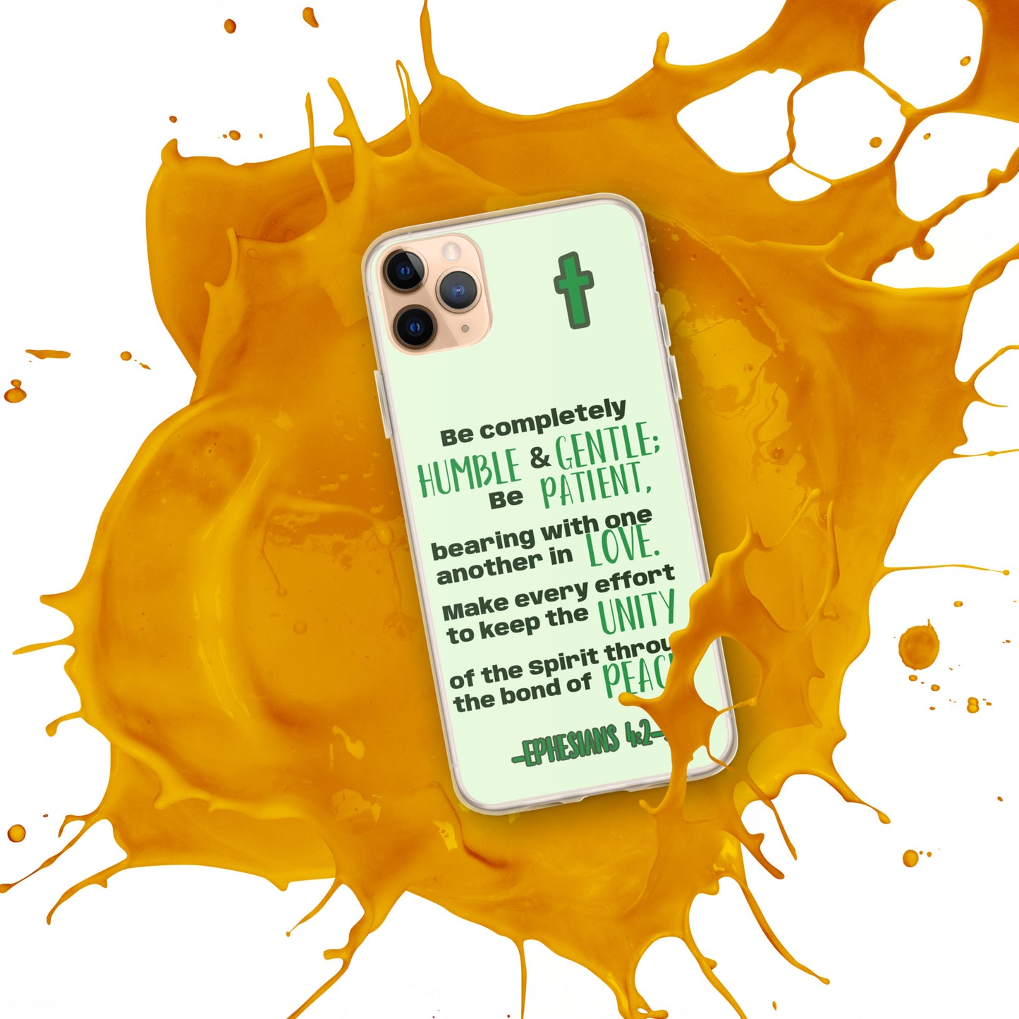 Ephesians 4:2-3 Clear Case for iPhone®