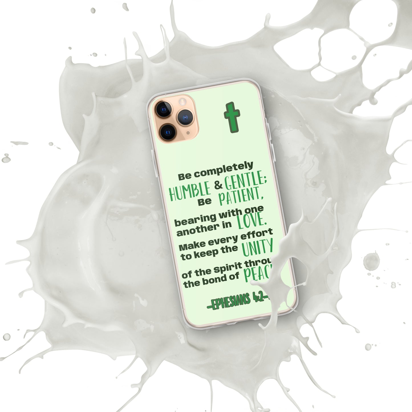 Ephesians 4:2-3 Clear Case for iPhone®