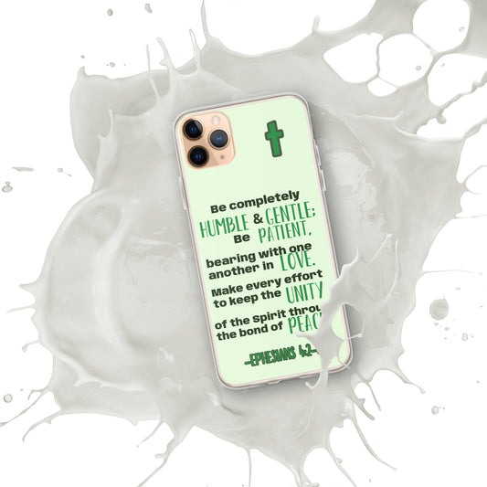 Ephesians 4:2-3 Clear Case for iPhone®