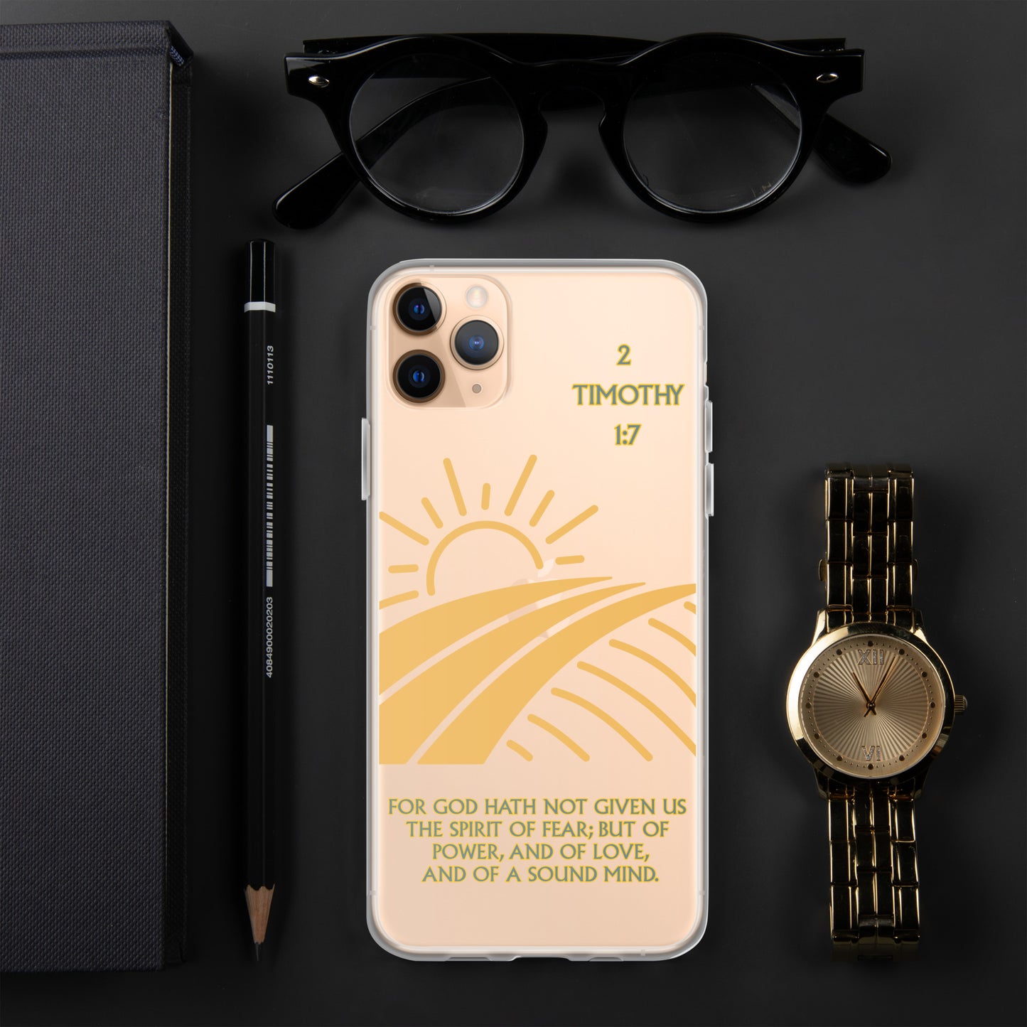 2 Timothy 1:7 Clear Case for iPhone®