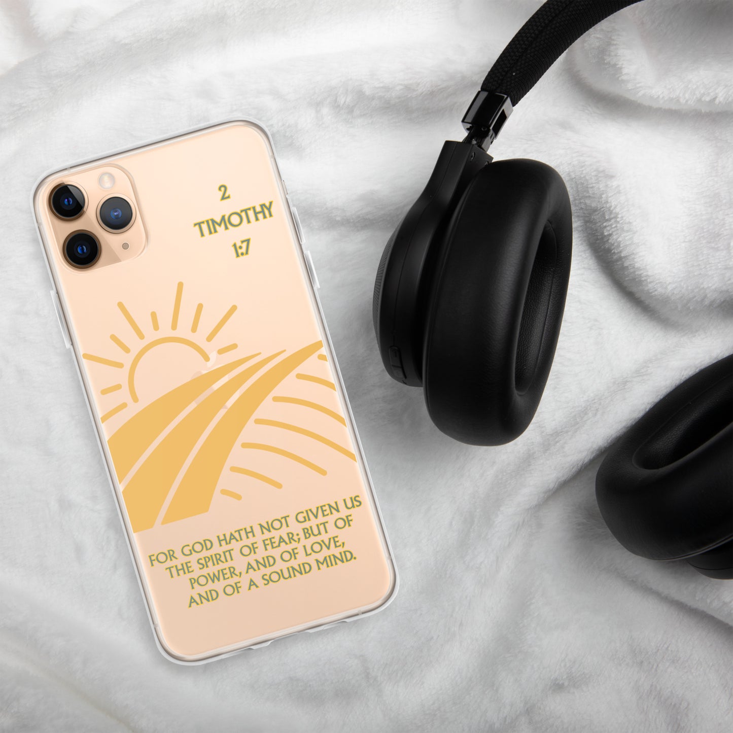 2 Timothy 1:7 Clear Case for iPhone®