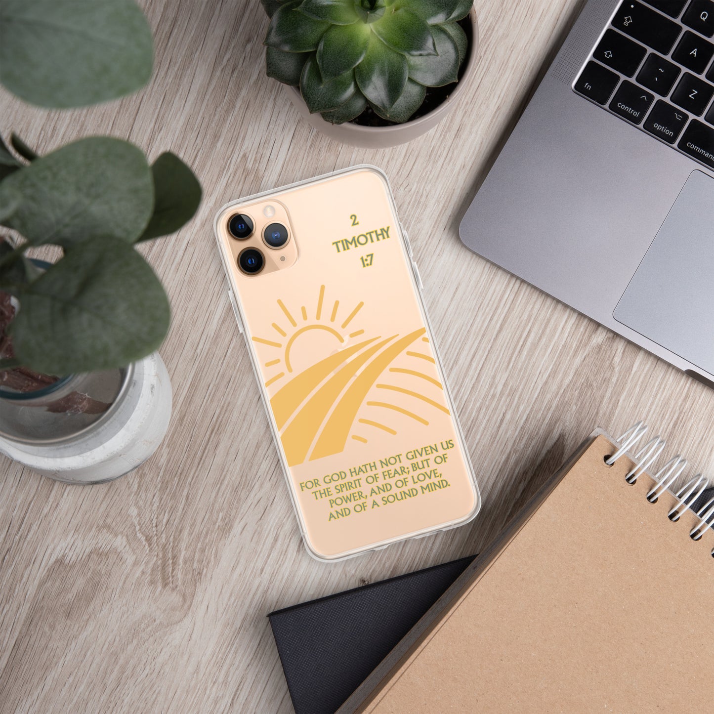 2 Timothy 1:7 Clear Case for iPhone®
