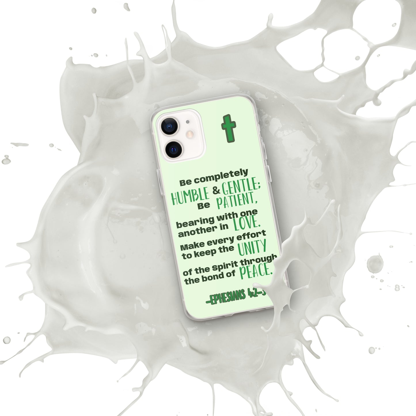 Ephesians 4:2-3 Clear Case for iPhone®