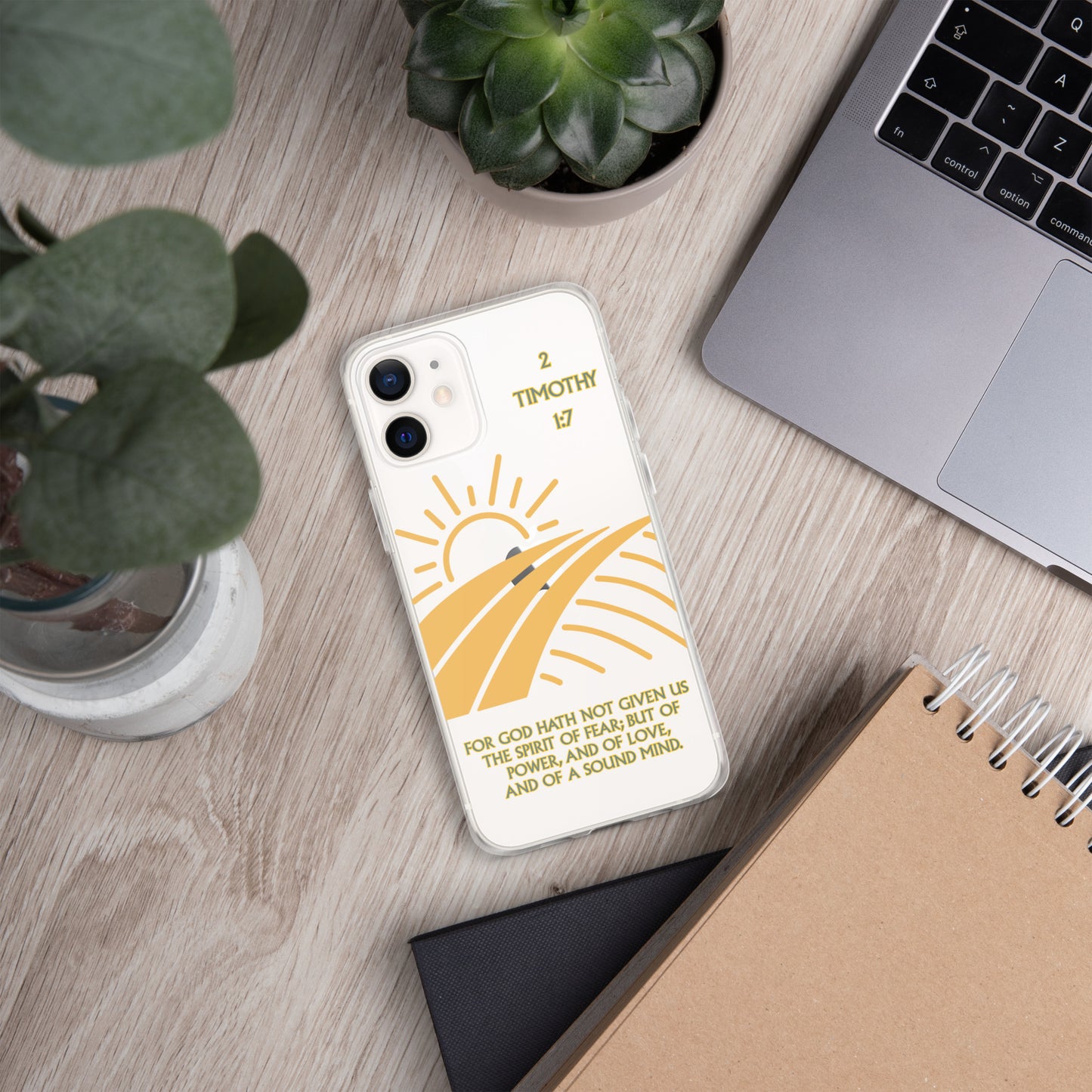 2 Timothy 1:7 Clear Case for iPhone®