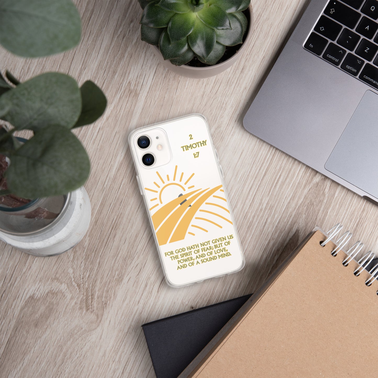 2 Timothy 1:7 Clear Case for iPhone®