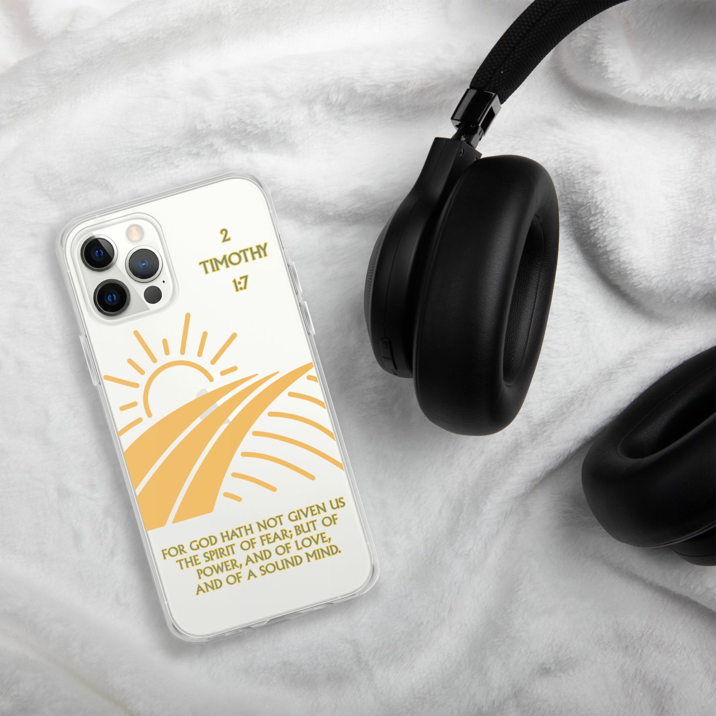 2 Timothy 1:7 Clear Case for iPhone®