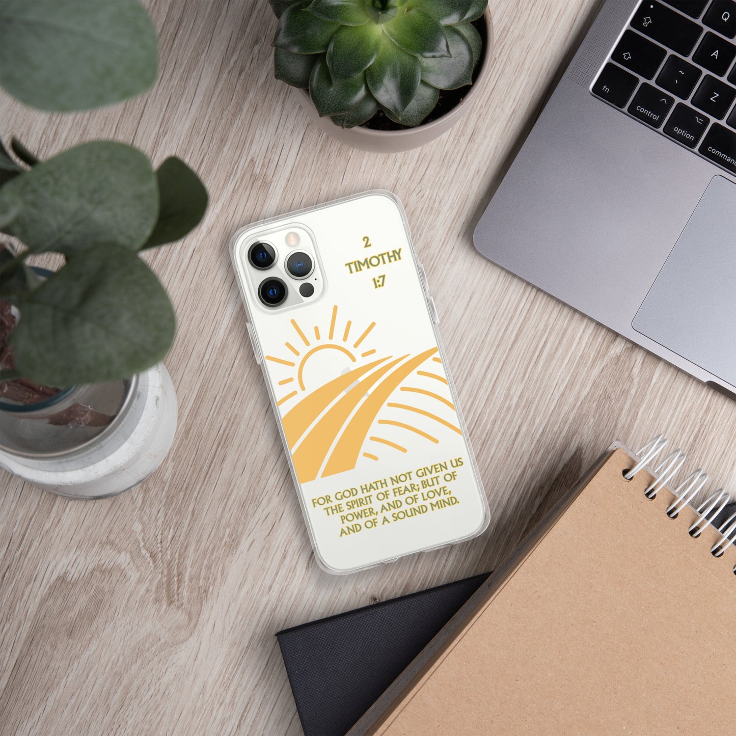 2 Timothy 1:7 Clear Case for iPhone®