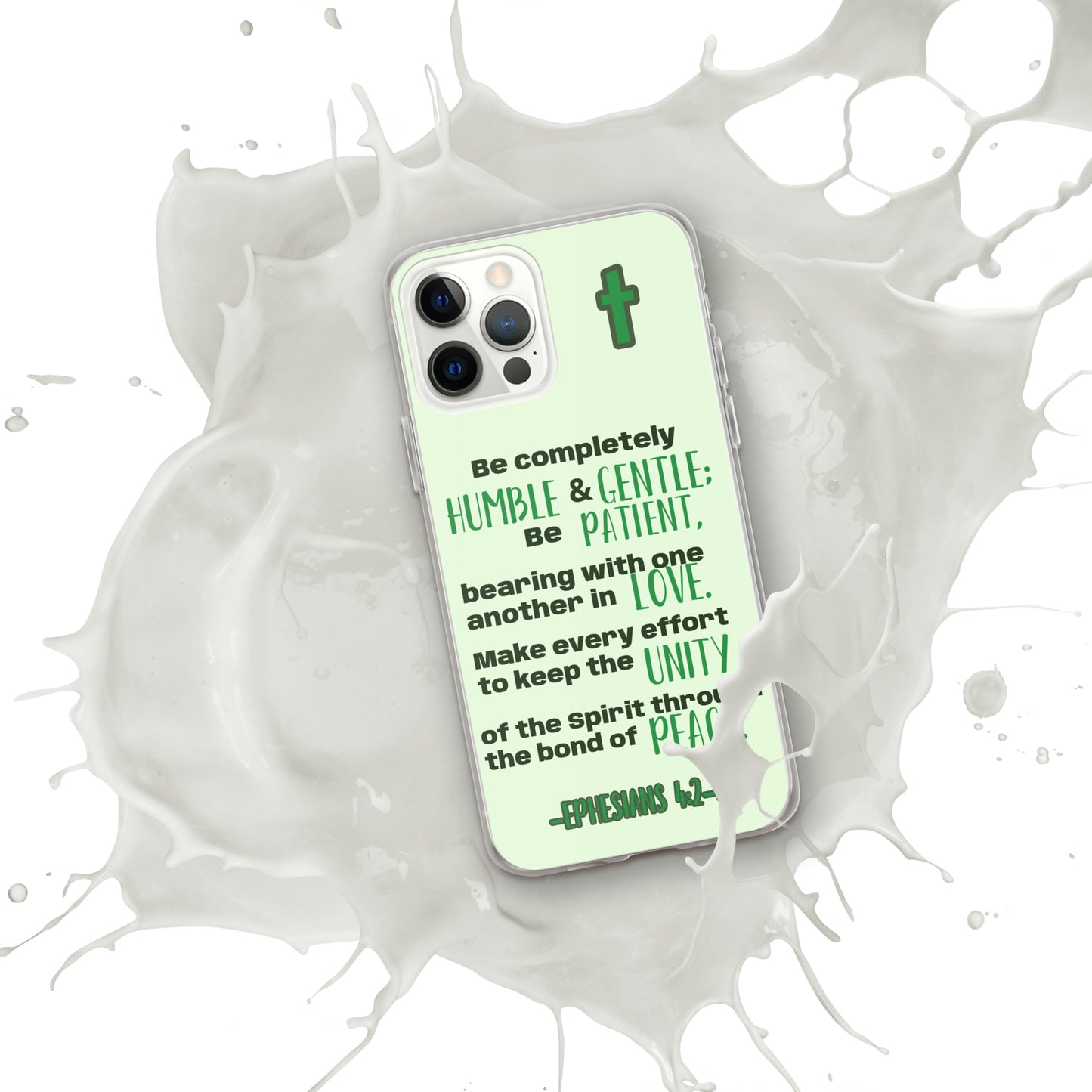 Ephesians 4:2-3 Clear Case for iPhone®