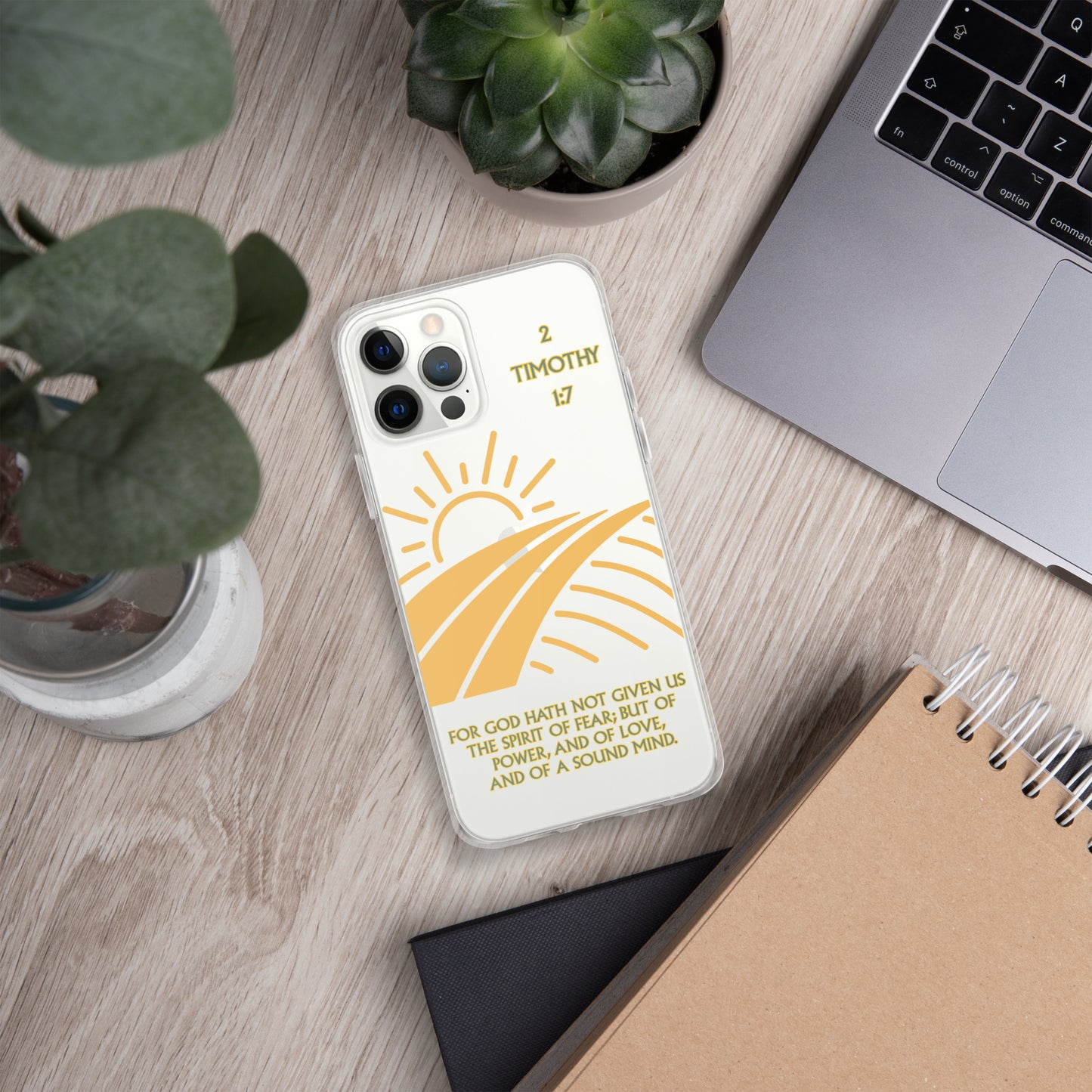 2 Timothy 1:7 Clear Case for iPhone®
