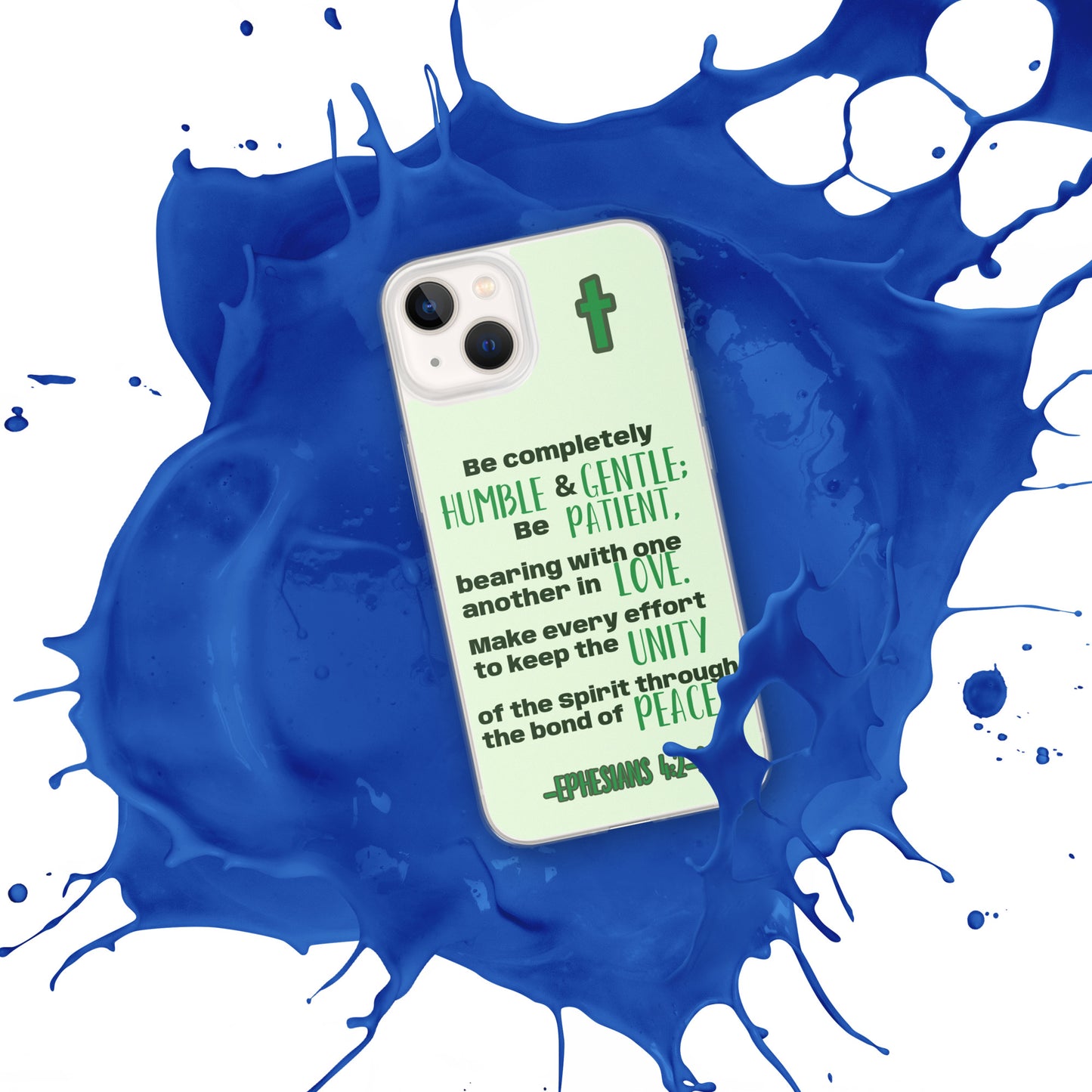 Ephesians 4:2-3 Clear Case for iPhone®