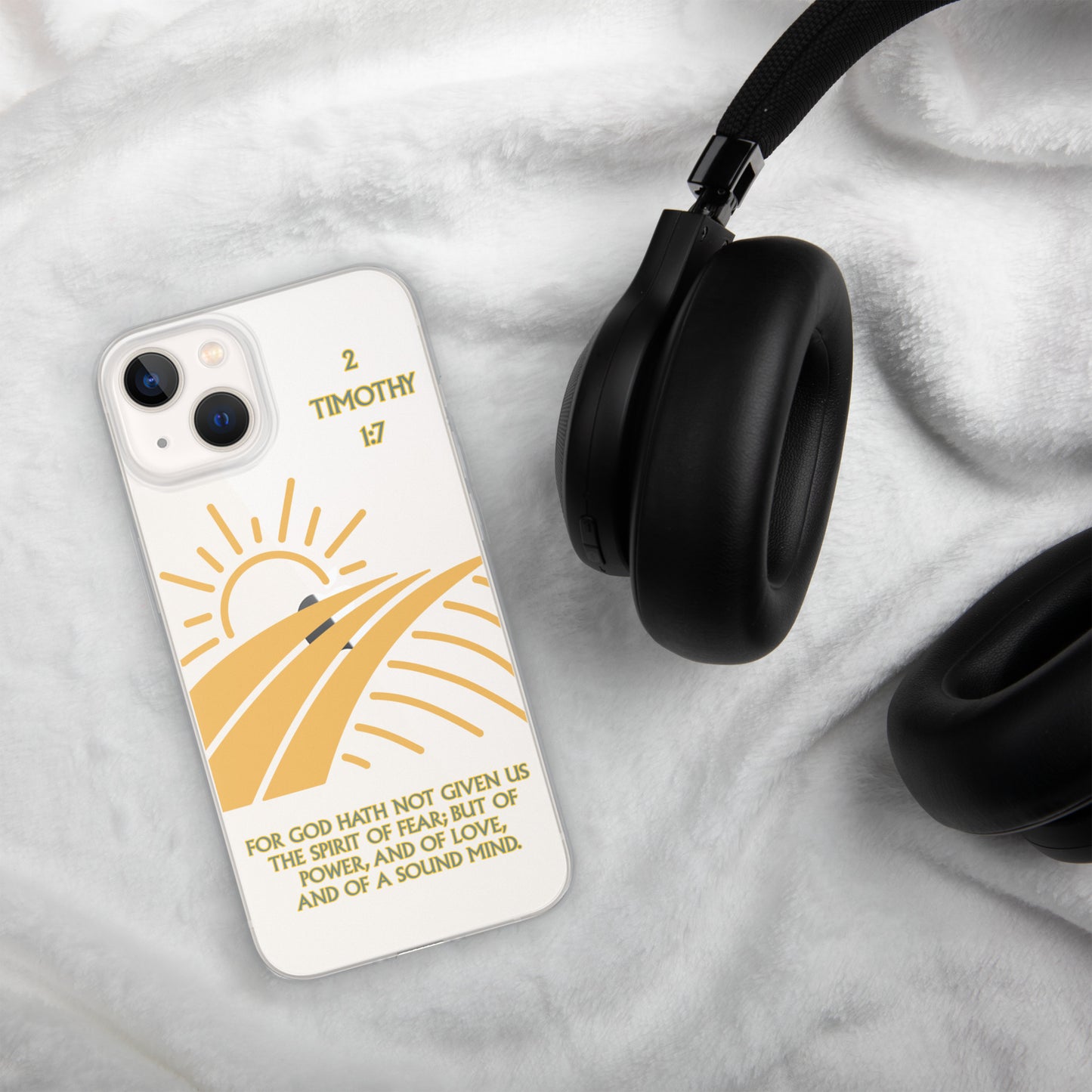 2 Timothy 1:7 Clear Case for iPhone®