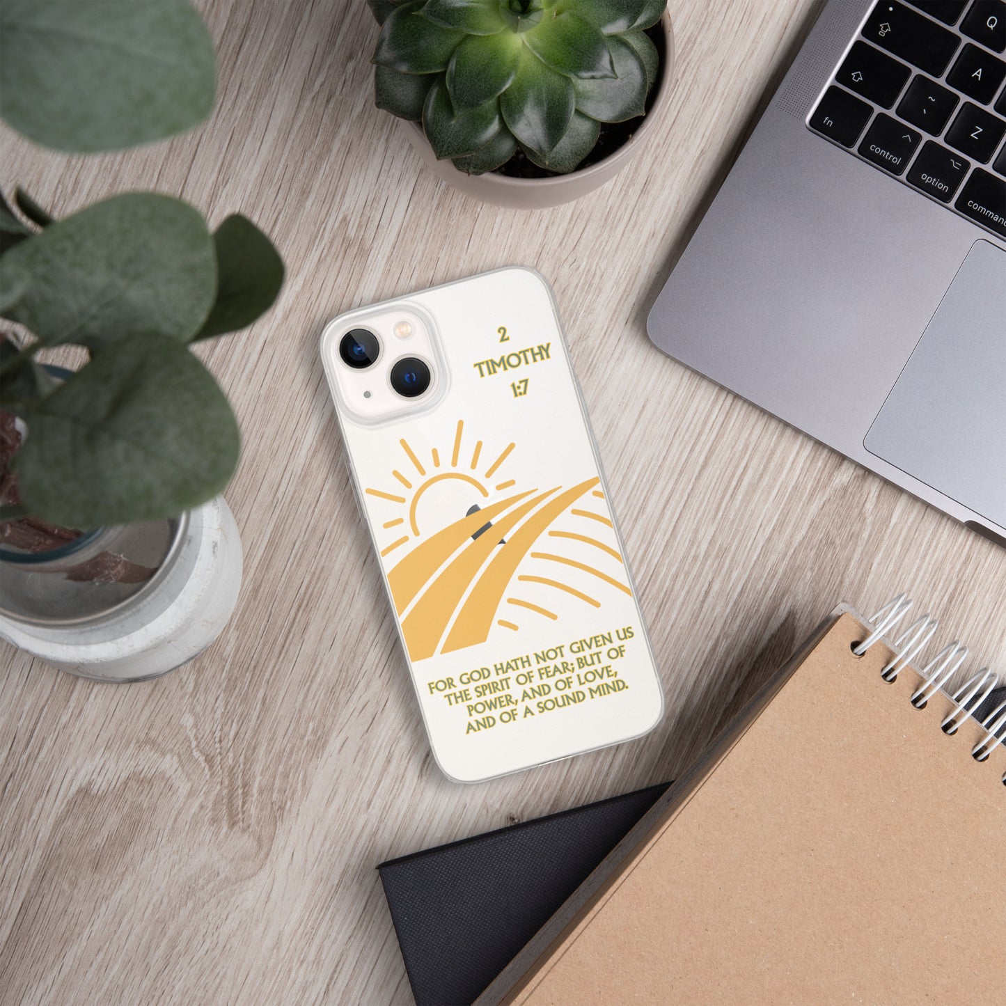 2 Timothy 1:7 Clear Case for iPhone®