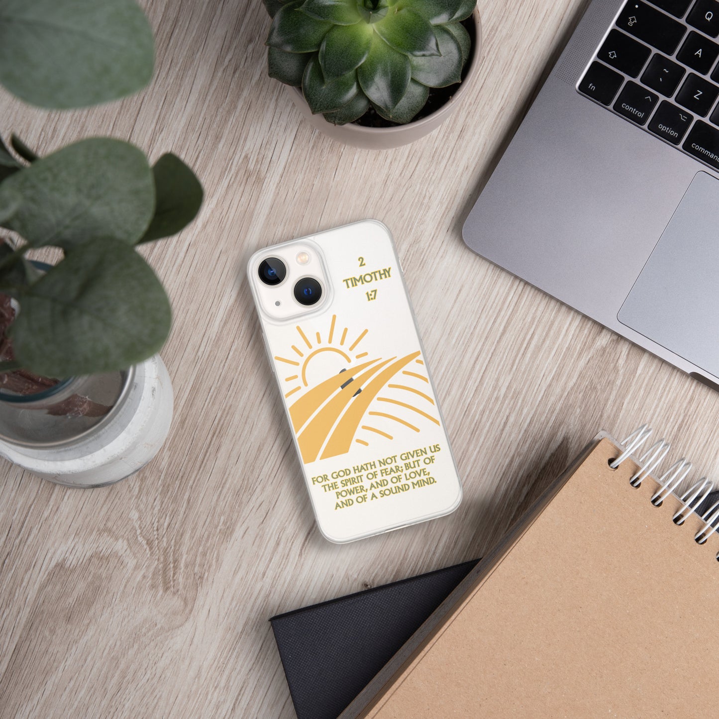 2 Timothy 1:7 Clear Case for iPhone®