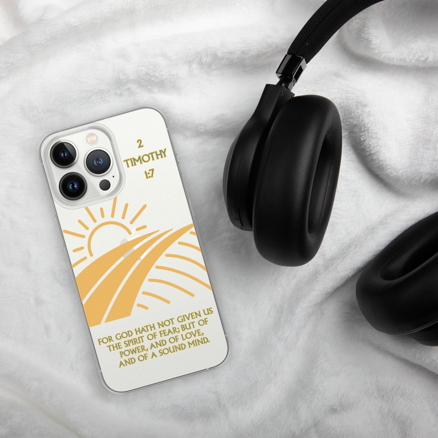 2 Timothy 1:7 Clear Case for iPhone®