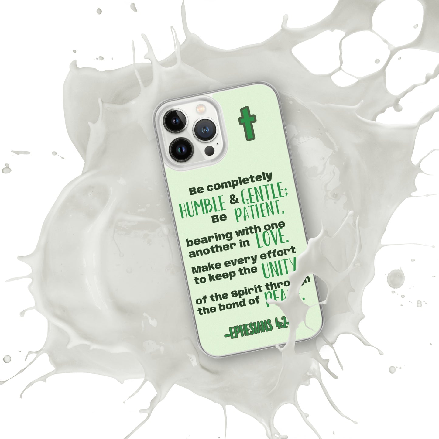 Ephesians 4:2-3 Clear Case for iPhone®