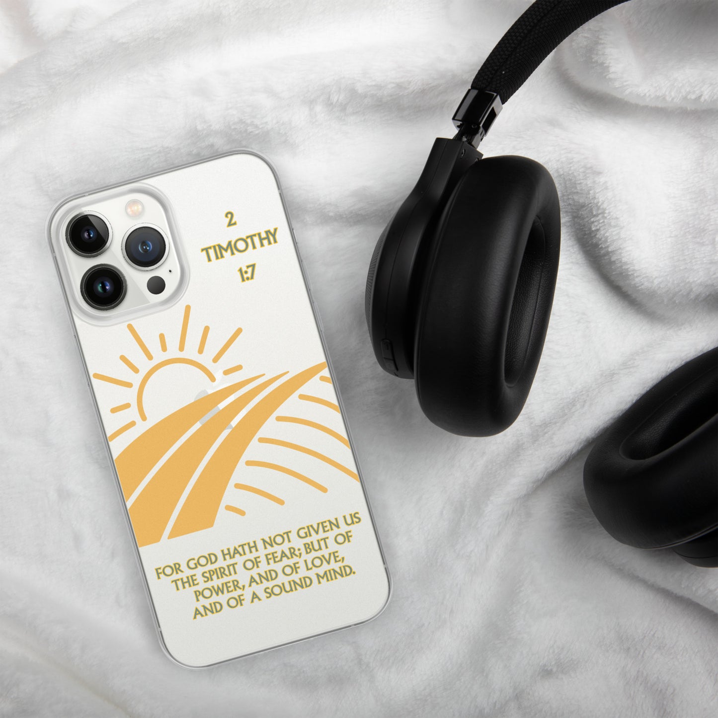 2 Timothy 1:7 Clear Case for iPhone®