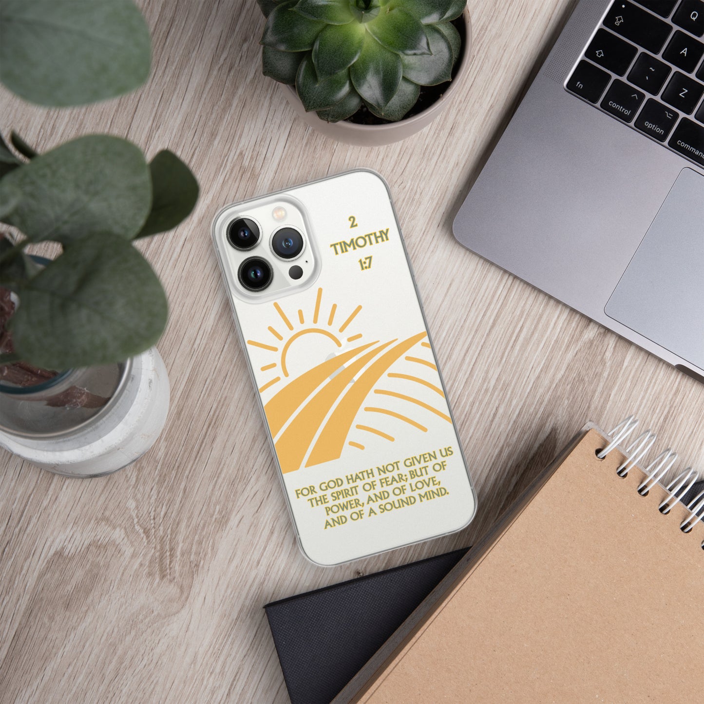 2 Timothy 1:7 Clear Case for iPhone®
