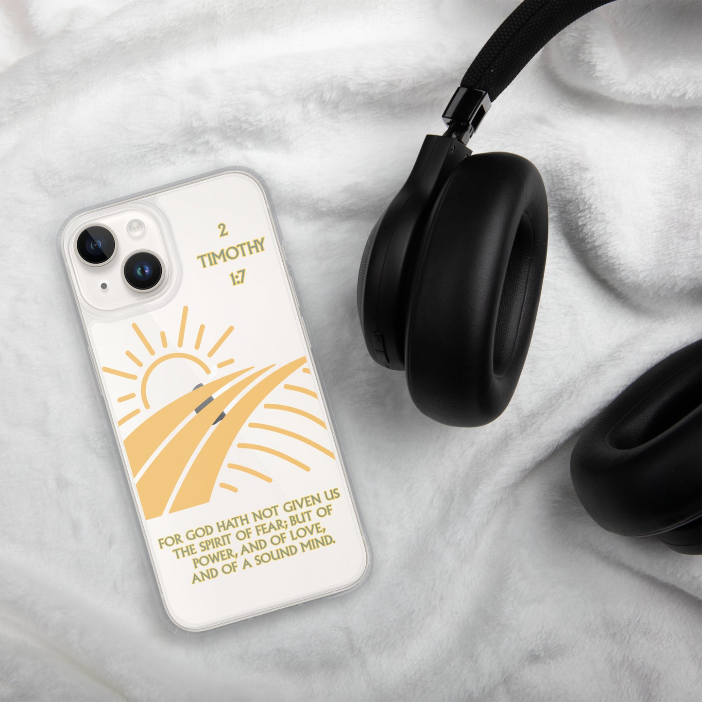2 Timothy 1:7 Clear Case for iPhone®