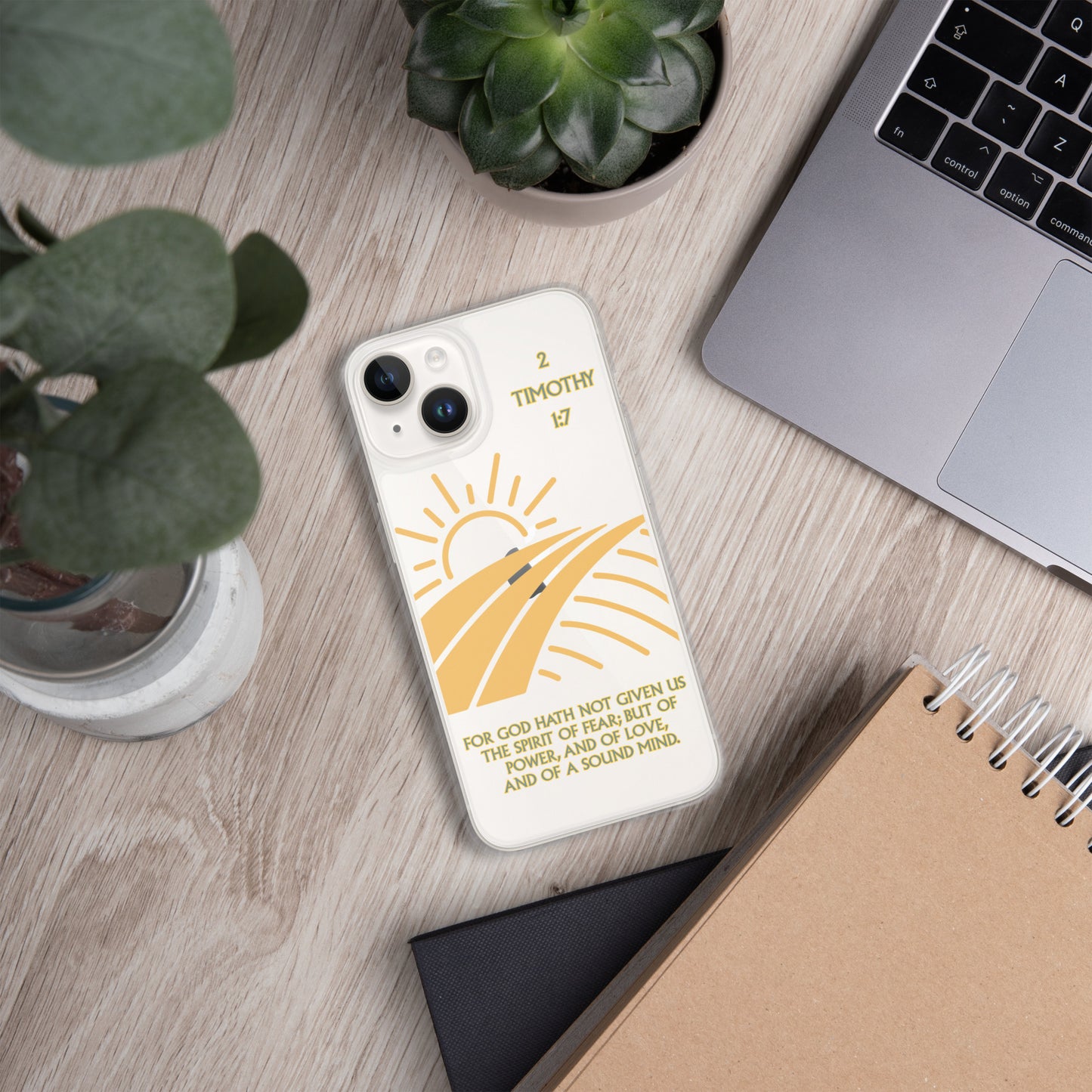 2 Timothy 1:7 Clear Case for iPhone®