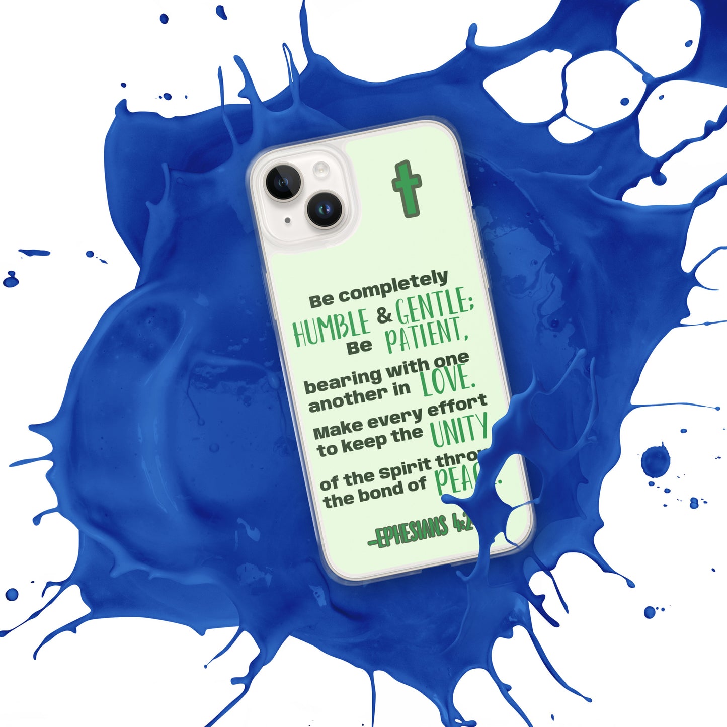 Ephesians 4:2-3 Clear Case for iPhone®
