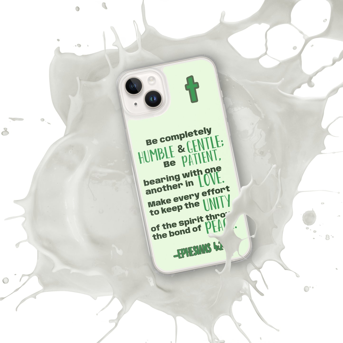 Ephesians 4:2-3 Clear Case for iPhone®