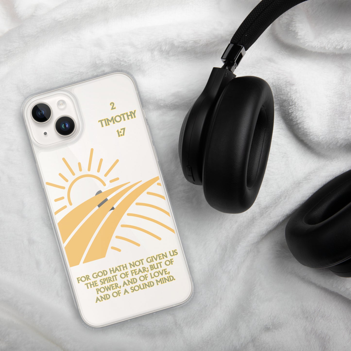 2 Timothy 1:7 Clear Case for iPhone®
