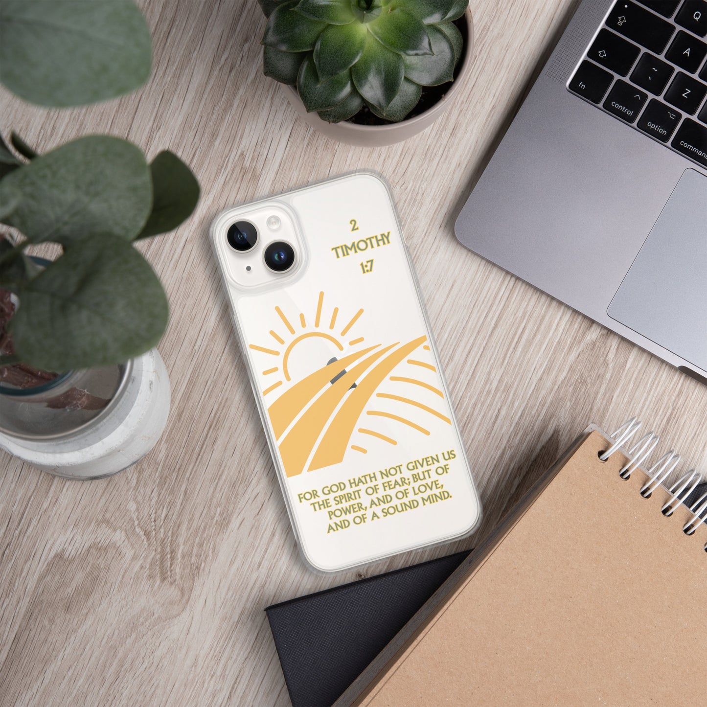 2 Timothy 1:7 Clear Case for iPhone®