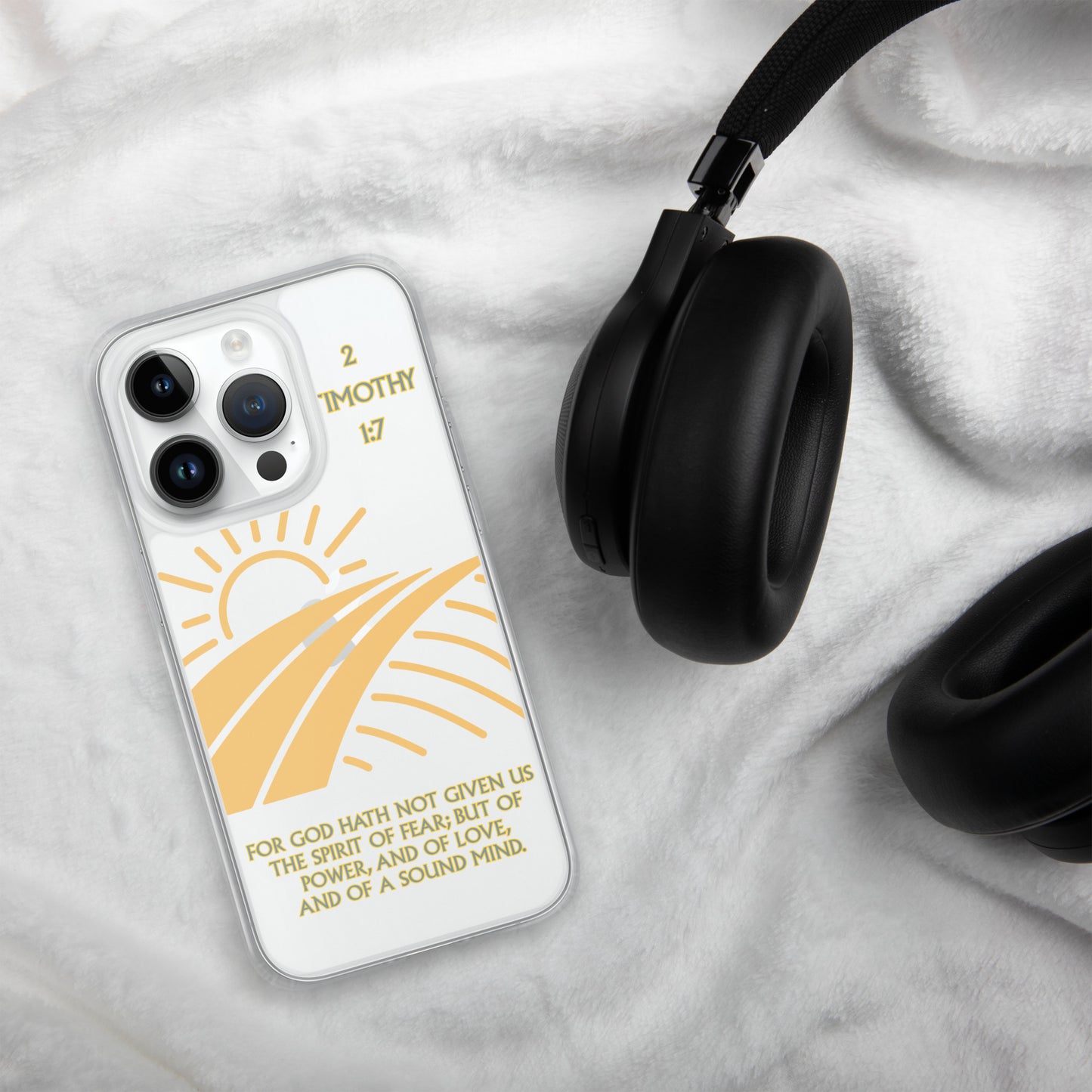 2 Timothy 1:7 Clear Case for iPhone®