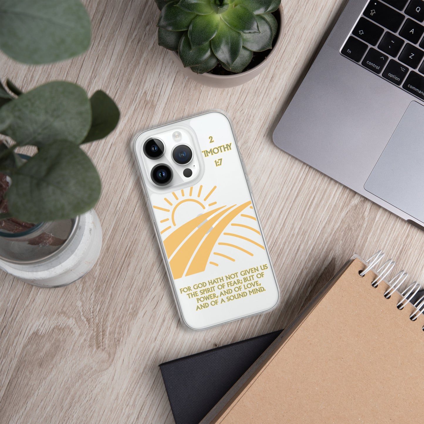 2 Timothy 1:7 Clear Case for iPhone®