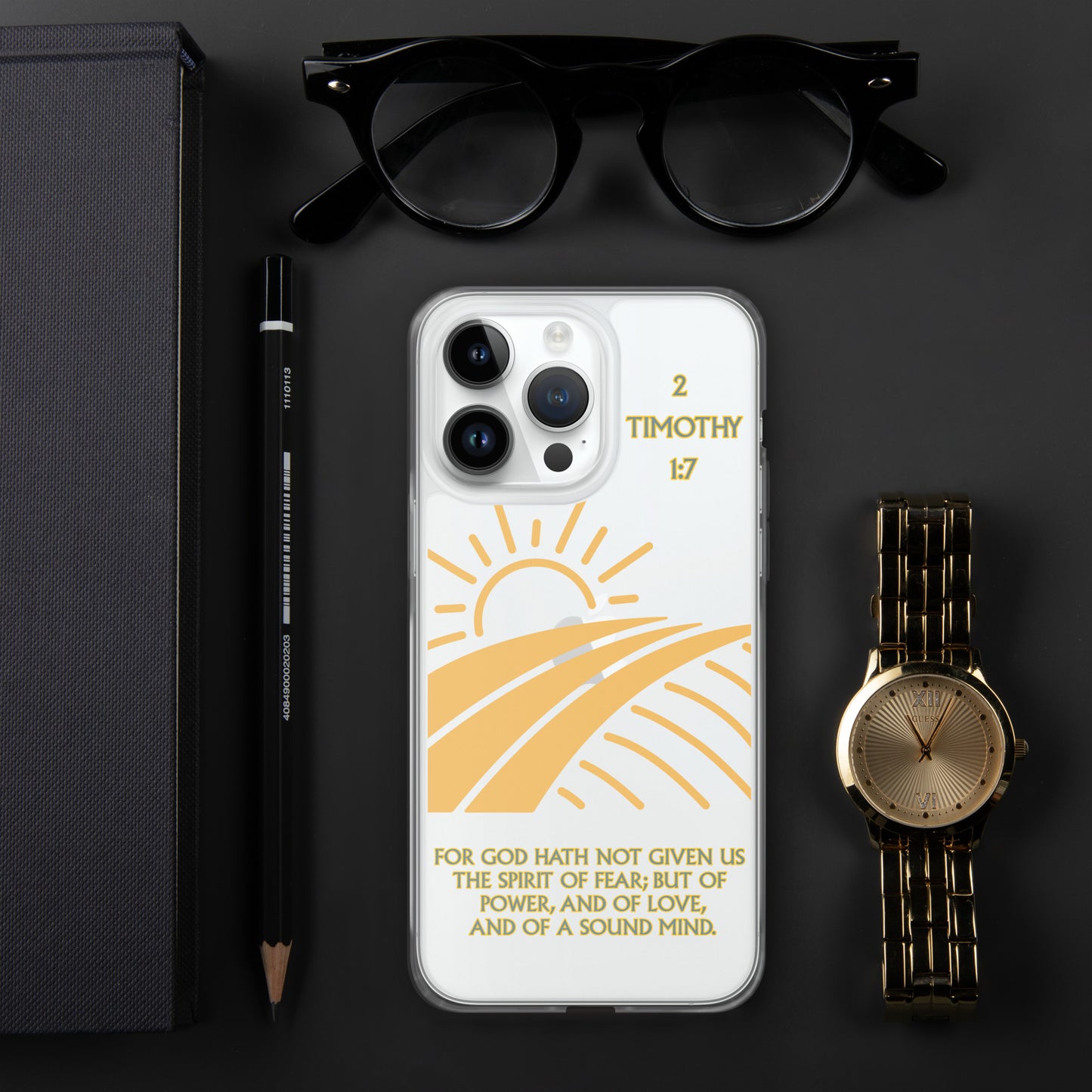 2 Timothy 1:7 Clear Case for iPhone®