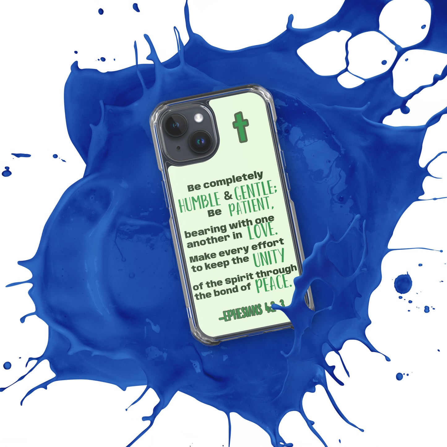 Ephesians 4:2-3 Clear Case for iPhone®