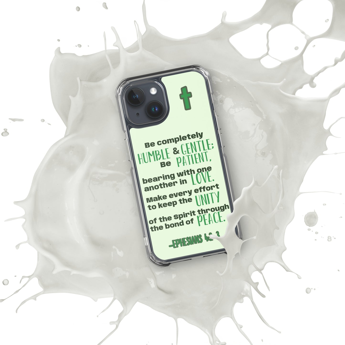 Ephesians 4:2-3 Clear Case for iPhone®