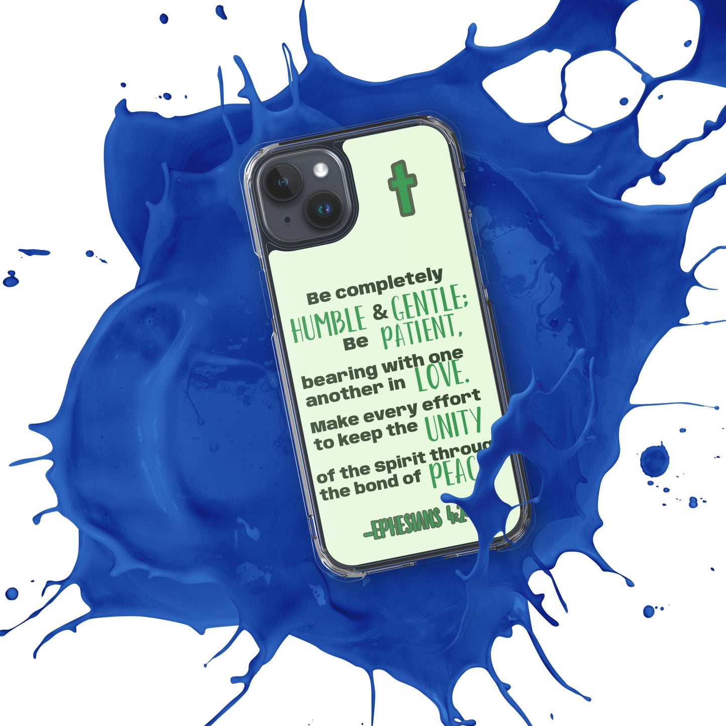 Ephesians 4:2-3 Clear Case for iPhone®