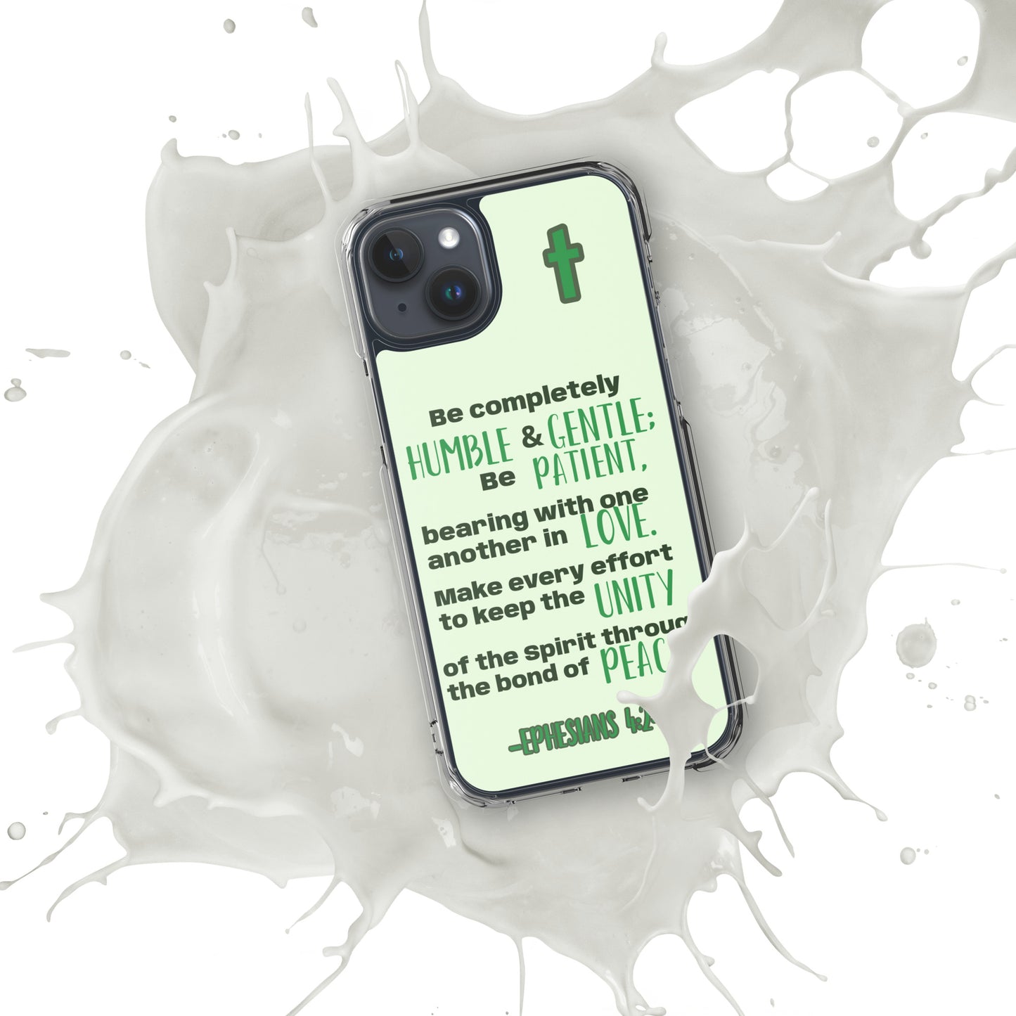 Ephesians 4:2-3 Clear Case for iPhone®