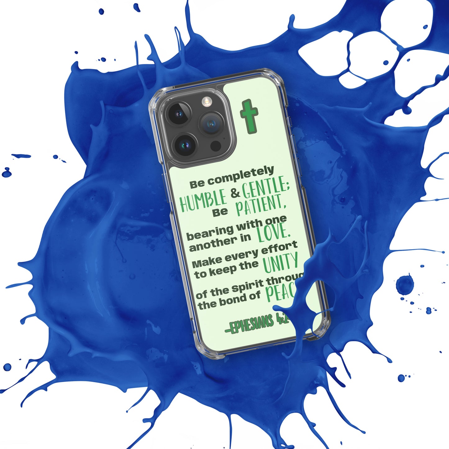 Ephesians 4:2-3 Clear Case for iPhone®