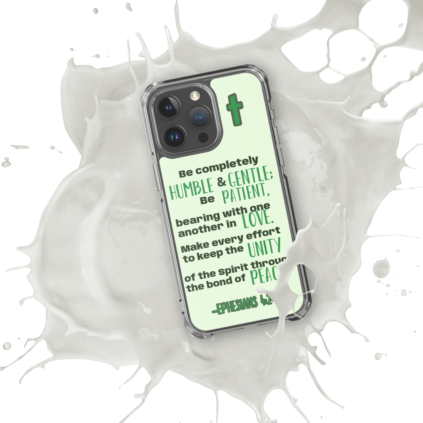 Ephesians 4:2-3 Clear Case for iPhone®