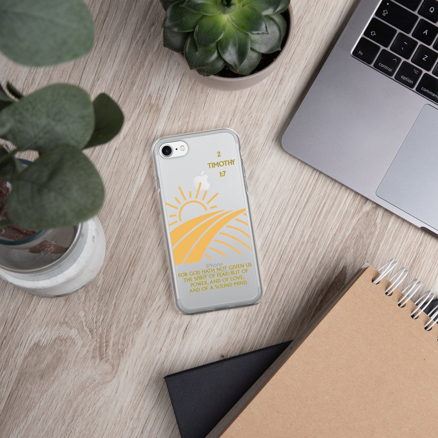 2 Timothy 1:7 Clear Case for iPhone®