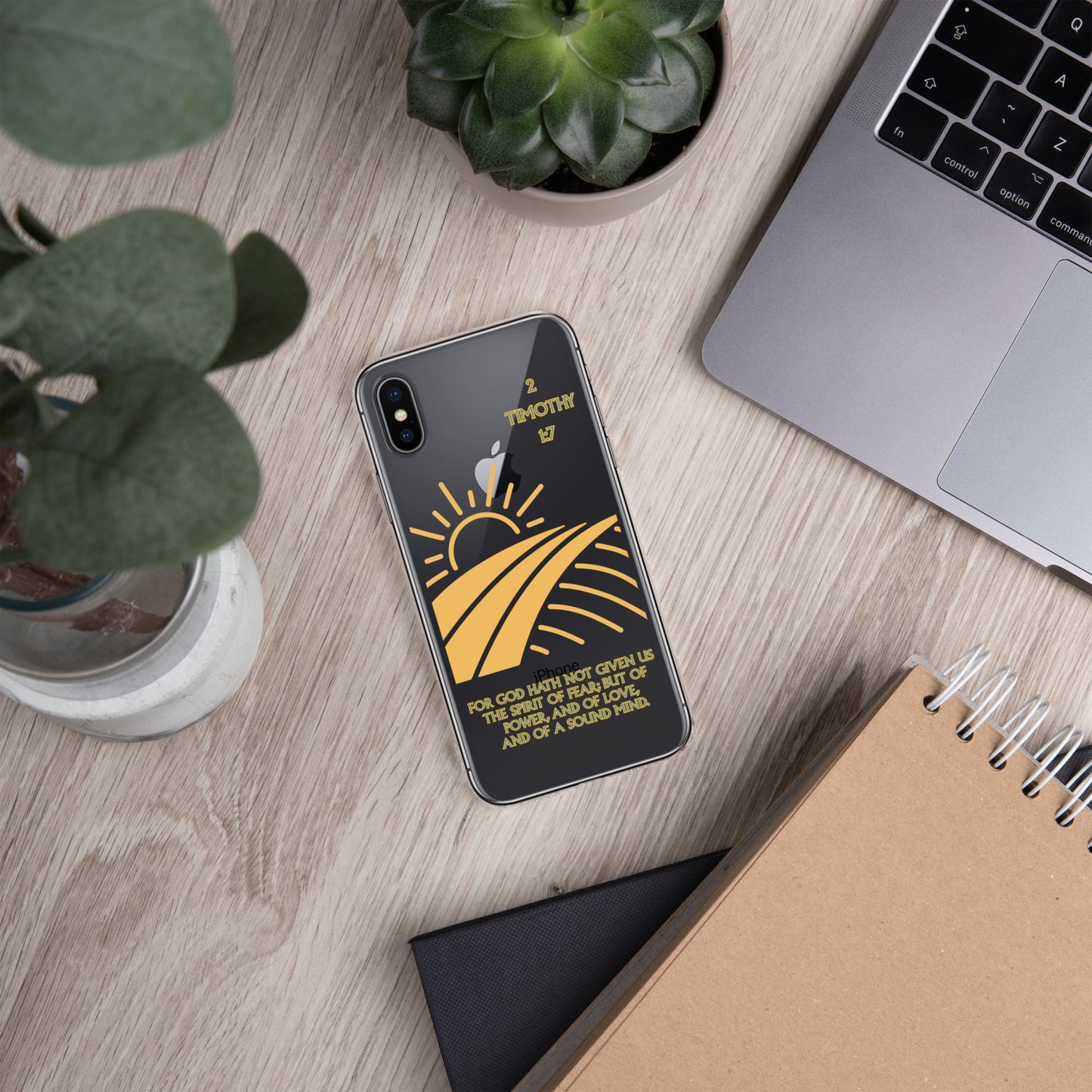 2 Timothy 1:7 Clear Case for iPhone®