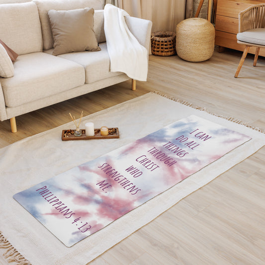 I can do all thing's Yoga mat