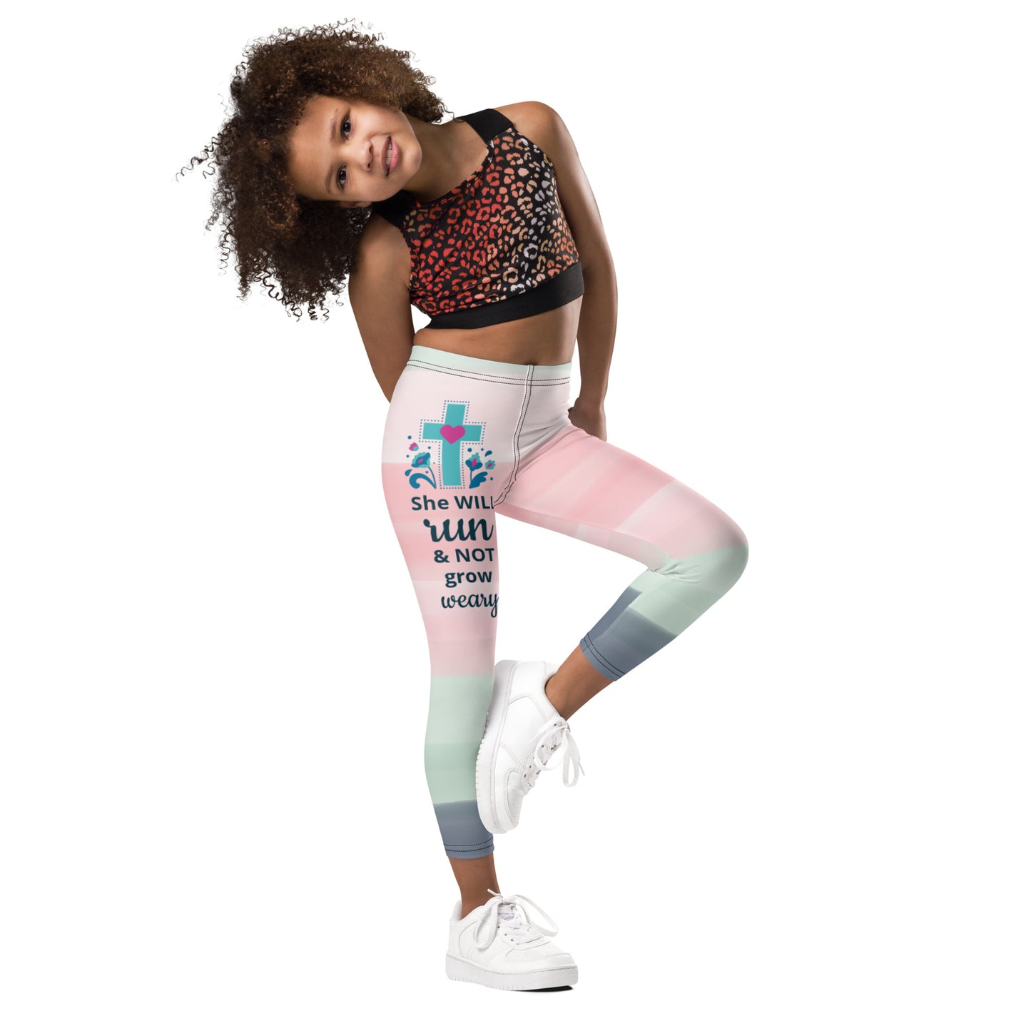 She will run Kid's Leggings