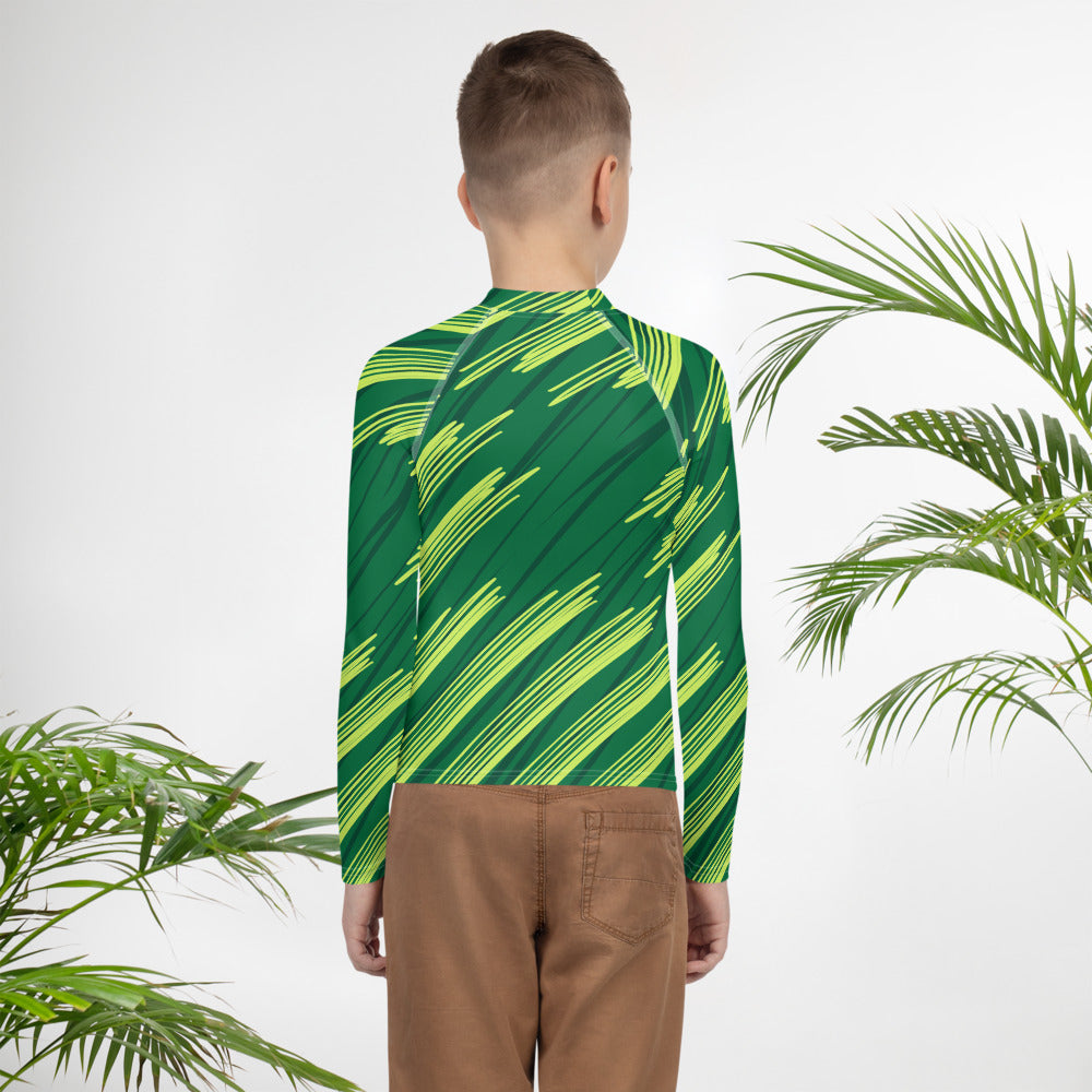 Pray Harder Youth Rash Guard