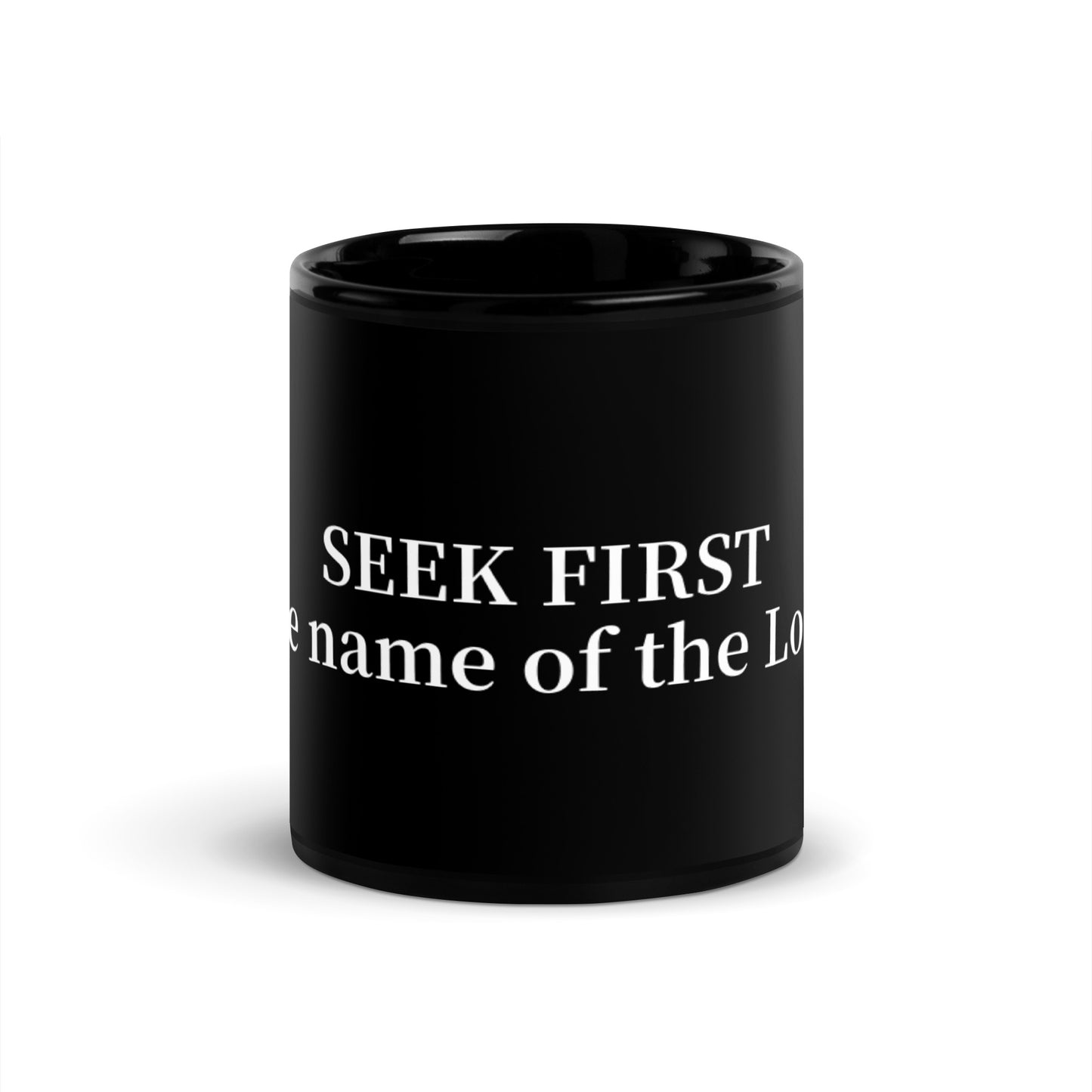 Black Glossy Mug