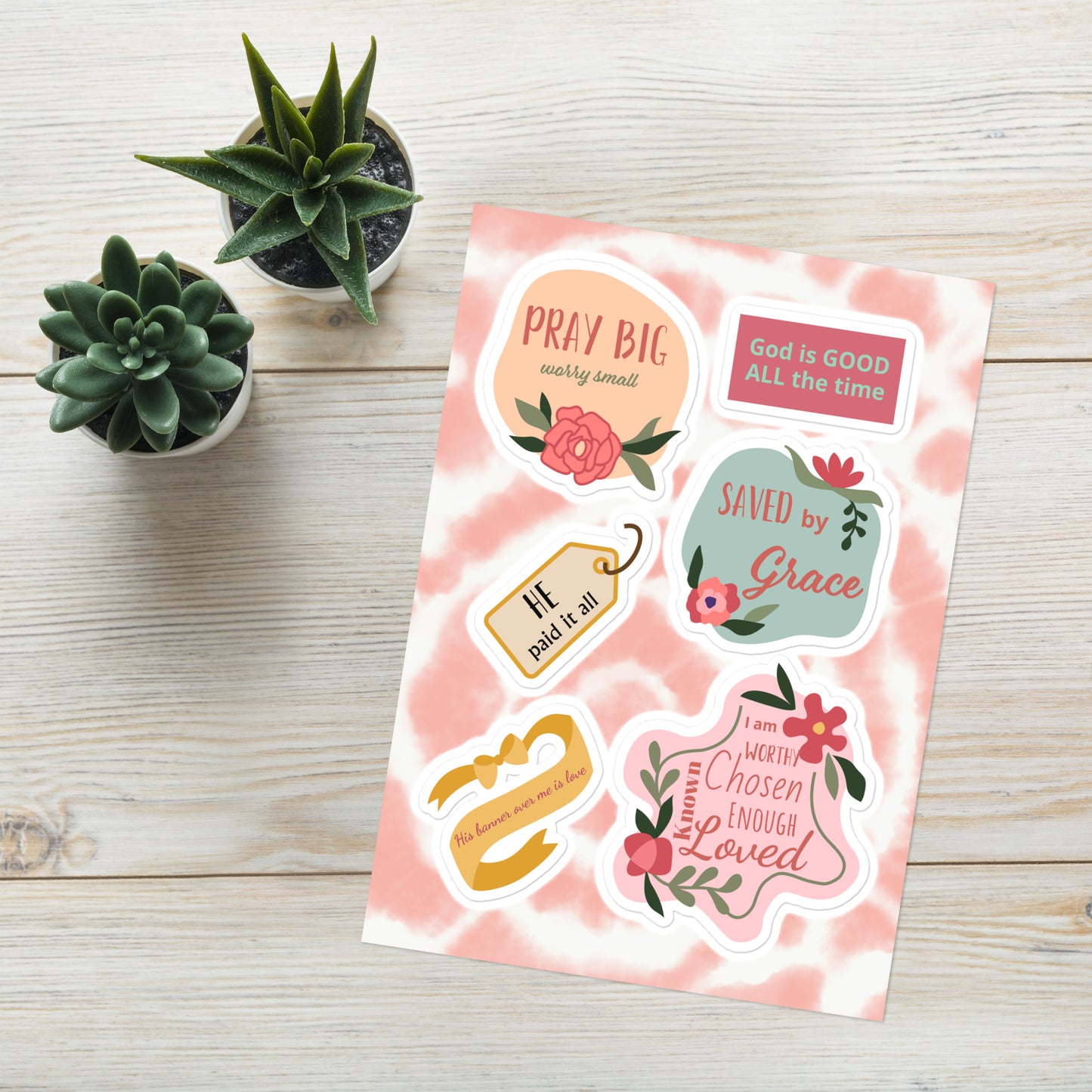 Earth Tones Sticker sheet